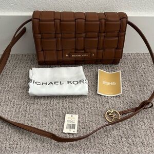 Michael Kors Woven Crossbody purse